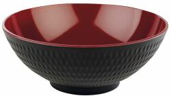 APS ASIA Plus bol, negru/roșu, capacitate: 2, 20 litri, înălțime: 95 mm, ø: 240 mm Castron