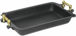 AMT Tigaie pentru gratinare, cu mânere din alamă, înălțime 60 mm, lungime 350 mm