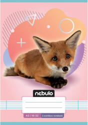 Nebulo Nebulo: Tűzött 2. osztályos vonalas füzet A5-ös 16-32 Állatos - Rókás (VO2-AM-A5-12346745) - jatekshop