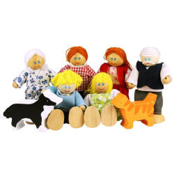 Bigjigs Toys fa családi figura készlet (JT117)