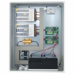 Techson 12 V-120 W / 24 V-60 W / 30 min teljesítményű kültéri szünetmentes tápegység (TC-UPS_4KF12-24V-120-60W)