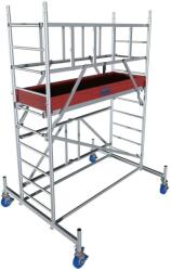 KRAUSE Monto Protec XS Összecsukható Gurulóállvány 2, 0x0, 7 MM: 3, 7m Alapt. Nélk (942111)