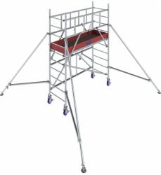 KRAUSE Monto Protec Gurulóállvány XS Összecsukható 1000-es Sorozat MM: 3, 70 m (949752) - profiletra