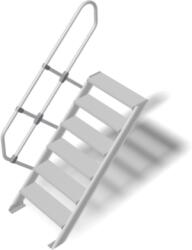 KRAUSE LÉPCSŐ (KÖNNYŰFÉM), 6 FOKOS 0, 6 M, 45° (822352)