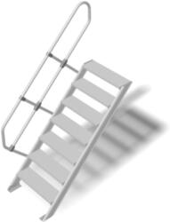 KRAUSE LÉPCSŐ (KÖNNYŰFÉM), 7 FOKOS 0, 8 M, 45° (822567) - profiletra