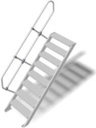 KRAUSE LÉPCSŐ (KÖNNYŰFÉM), 8 FOKOS 1, 0 M, 45° (822772)