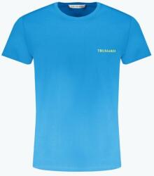 Trussardi Tricou barbati din bumbac cu imprimeu cu logo, Azur (FI-TRU1MTS02_AZTEAL_S)