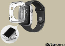 FeiFan Szilikon hátlap védőtok Apple Watch órához 42 mm FeiFan - Átlátszó (IWHT42)