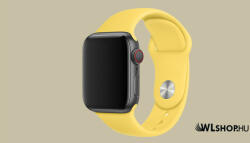 FeiFan Szilikon óraszíj Apple Watch órához 38/40/41 mm FeiFan - Sárga (IWSZ320)