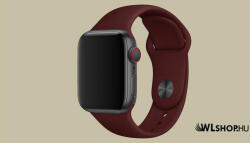 FeiFan Szilikon óraszíj Apple Watch órához 38/40/41 mm FeiFan - Wine Red (IWSZ335)