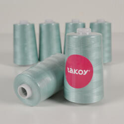 Takoy Overlock / coverlock poliészter cérna TKY 5000 sötét menta színű