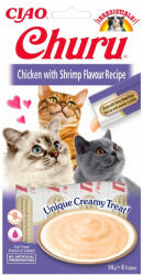 Churu Recompense pentru pisici Churu Cat Chicken & Shrimp 14g x 4 tubes