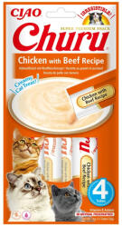 Churu Recompense pentru pisici Churu Cat Chicken & Beef 14g x 4 tubes