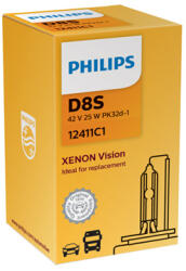 Philips Крушка, фар за дълги светлини PHILIPS D8S, 42V, 25W, 4500K, 2000lm, 1 бр