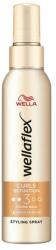 Wellaflex Spray Fixativ pentru Par Cret - Wella Wellaflex Curl Definition Styling Spray Strong Hold, 150 ml