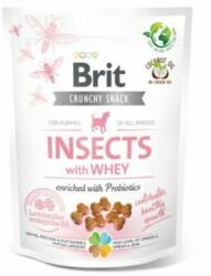 Brit Dog Crunchy Cracker Puppy Insecte cu zer îmbogățit cu probiotice 200 g