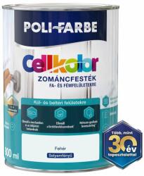 POLI-FARBE Cellkolor selyemfényű zománcfesték 0,8 l - Fehér