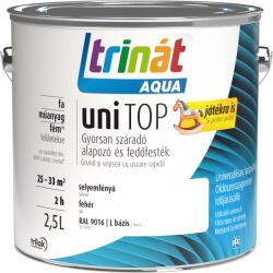 Trilak Aqua Unitop selyemfényű zománcfesték 2,5 l - Fehér