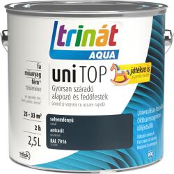 Trilak Aqua Unitop selyemfényű zománcfesték 2,5 l - Antracit