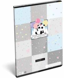 Lizzy Card Pandacorn: Panda mintás vonalas füzet, A4 (17619) - jateknet