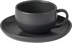 COSTA NOVA "Pacifica" kávéscsésze csészealjjal, térfogat: 0, 22 l, szín: szürke