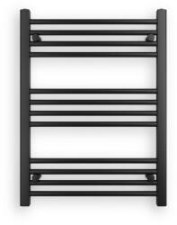 Welland Fekete 600x800mm törölközőszárítós fürdőszobai radiátor Welland Lux | Készletről | Gyors kiszállítással (CN800600BL)