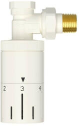 NERO Termosztatikus radiátor sarok szelep - 1/2" - TRV-B00003-W (TRV-B00003-W)
