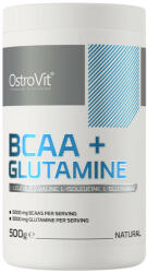 OstroVit BCAA + Glutamină - BCAA + Glutamine (500 g, Natural)