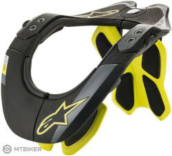 Alpinestars BNS Tech-2 nyakvédő Fekete/Sárga Fluo (XS/M)