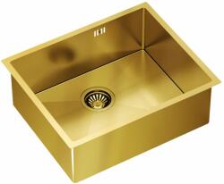 Quadron Chiuveta inox incastrata Quadron Unique Anthony 60 finisaj auriu 54x44 cm (MF5444PVDBSG1) Chiuveta