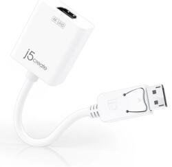 j5create DisplayPort 1.2/1.2a HDMI Átalakító Fehér 5cm JDA158 (JDA158)