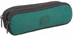 COOLPACK Penar școlar Cool Pack Clio - Negru/verde, cu 2 fermoare (F069767) Penar