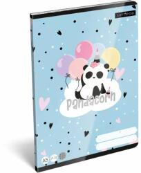 Lizzy Card Pandacorn: Panda mintás négyzetrácsos füzet, A5 (17656) - jatekbolt