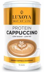  Luxoya Protein Cappuccino fehérje Zöld kávéval és Guaranával - 14x15g - vitaminbolt - 10 890 Ft