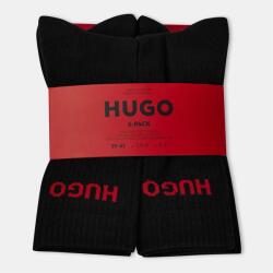 Hugo Чорапи Hugo Mens HUGO Ribbed Logo 6-Pack Crew Socks - Black 001