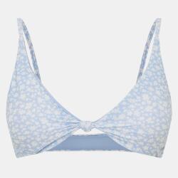 Jack Wills Knot Front Bikini Top - Blue Ditsy