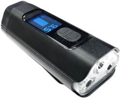 BikeFun Rock 1600 USB-ről tölthető power bank első lámpa, POWER LED, 1600 lumen, fekete