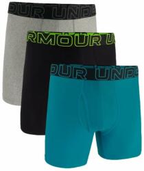 Under Armour Boxeri pentru bărbați Perf Tech 6in 3Pack Blue S