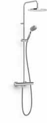 TRES Over-Wall zuhany készlet fal termosztáttal trópusi zuhany opcióval króm 19039301 (19039301)
