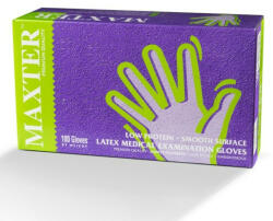 Maxter latex porozott 5.5gr vizsgálókesztyű, L, 100 db-os