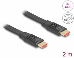 Delock Cablu flat HDMI 8K60Hz/4K240Hz 2m, Delock 81002 (81002)