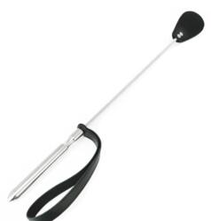 Metal Hard Whip Metal & Leather