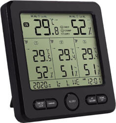 HoldPeak 6210 páratartalom- és hőmérsékletmérő