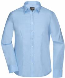 James & Nicholson (Daiber) Hosszú ujjú női ing JN681 - Világoskék | 2XL (1-JN681-1766599)