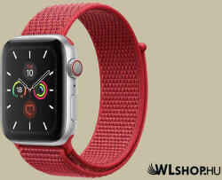FeiFan Szövet óraszíj Apple Watch órához 38/40/41 mm FeiFan - Piros (IWNY339)