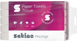 Wepa Satino Interfold kéztörlő "Z" 2rtg. 24x24cm -150lap/csom - 25csg/ karton , fehér - Wepa Satino - W275000