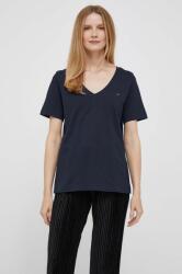 Tommy Hilfiger pamut póló női, sötétkék - sötétkék XXS - answear - 12 990 Ft