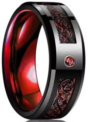  GA-31927 Gyűrű - Fekete/Piros/55mm