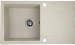 Laveo SHIRE csepptálcás bézs mosogató (SRS_411Y) - mosibolt