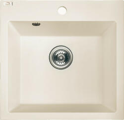 Laveo ALENA jázmin egymedencés mosogató helytakarékos szifonnal (SBA_J10T)